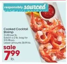 Giant Eagle Cooked Cocktail Shrimp offer