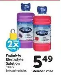 Safeway Pedialyte Electrolyte Solution offer