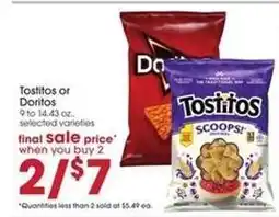 Giant Eagle Tostitos or Doritos offer