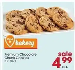 Giant Eagle Premium Chocolate Chunk Cookies offer