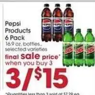 Giant Eagle Pepsi Products 6 Pack offer
