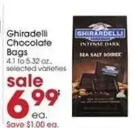 Giant Eagle Ghirardelli Chocolate Bags offer