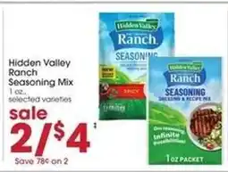Giant Eagle Hidden Valley Ranch Seasoning Mix offer