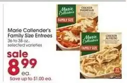 Giant Eagle Marie Callender's Family Size Entrées offer
