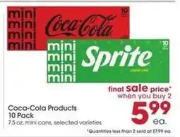 Giant Eagle Coca-Cola Products offer