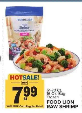 Food Lion Raw Shrimp