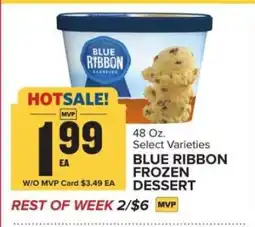 Food Lion BLUE RIBBON FROZEN DESSERT offer