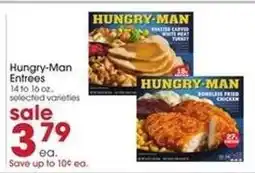 Giant Eagle Hungry-Man Entrees offer