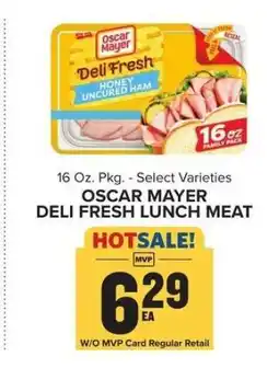 Food Lion Oscar Mayer Deli Fresh Lunch Meat offer
