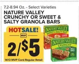 Food Lion Nature Valley Crunchy or Sweet & Salty Granola Bars offer
