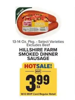 Food Lion Hillshire Farm Smoked Dinner Sausage offer