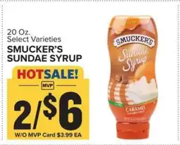 Food Lion Smucker's Sundae Syrup offer