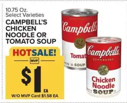 Food Lion Campbell's Chicken Noodle or Tomato Soup offer