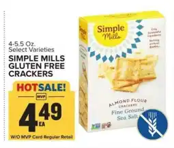 Food Lion SIMPLE MILLS GLUTEN FREE CRACKERS offer