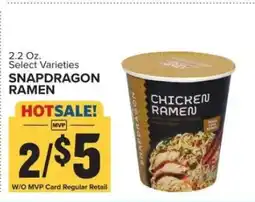 Food Lion Snapdragon Ramen offer