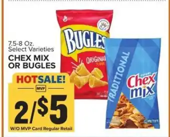 Food Lion Chex Mix or Bugles offer