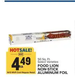 Food Lion FOOD LION NON-STICK ALUMINUM FOIL offer