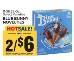 Food Lion Blue Bunny Novelties offer