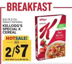 Food Lion Kellogg's Special K Cereal offer