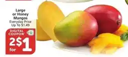 Albertsons Large or Honey Mangos offer
