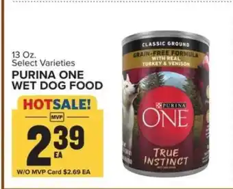Food Lion Purina One Wet Dog Food offer