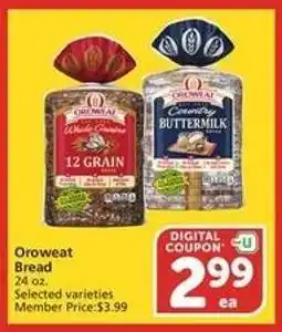Albertsons Oroweat Bread offer