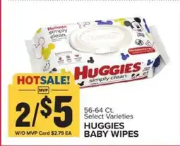 Food Lion Huggies Baby Wipes offer