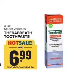 Food Lion Therabreath Toothpaste offer