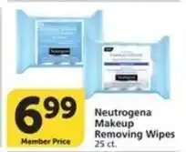 Albertsons Neutrogena Makeup Removing Wipes offer
