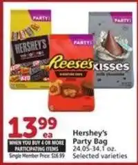 Albertsons Hershey's Party Bag offer