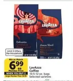 Albertsons Lavazza Coffee offer