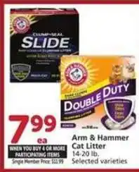 Albertsons Arm & Hammer Cat Litter offer