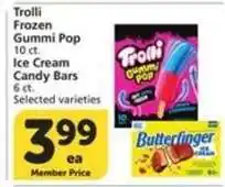 Albertsons Trolli Frozen Gummi Pop / Ice Cream Candy Bars offer