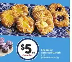 Albertsons Cheese or Assorted Danish offer