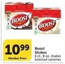 Albertsons Boost Shakes offer