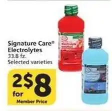 Albertsons Signature Care Electrolytes offer