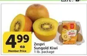 Albertsons Zespri Sungold Kiwi offer
