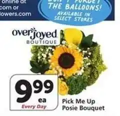 Albertsons Pick Me Up Posie Bouquet offer