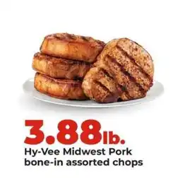 Hy-Vee Hy-Vee Midwest Pork bone-in assorted chops offer