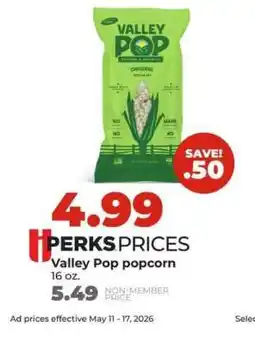 Hy-Vee Valley Pop Popcorn offer