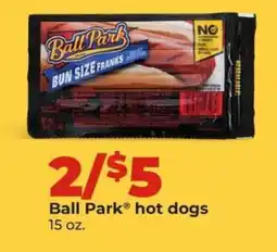 Hy-Vee Ball Park Hot Dogs offer