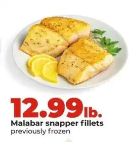 Hy-Vee Malabar snapper fillets offer