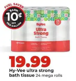 Hy-Vee Hy-Vee ultra strong bath tissue offer
