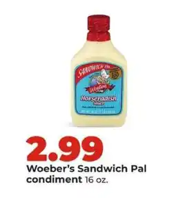 Hy-Vee Woeber’s Sandwich Pal condiment offer