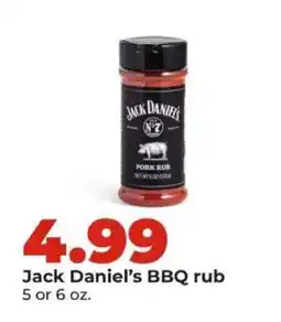 Hy-Vee Jack Daniel's BBQ rub offer