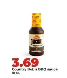 Hy-Vee Country Bob's BBQ sauce offer
