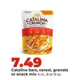 Hy-Vee Catalina Crunch Protein Cereal offer