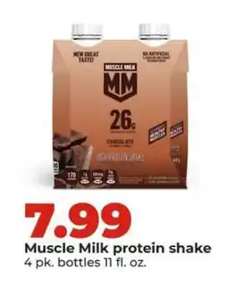 Hy-Vee Muscle Milk Protein Shake offer