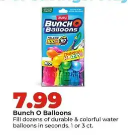 Hy-Vee Bunch 'O Balloons offer