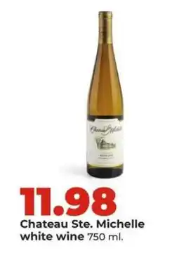 Hy-Vee Chateau Ste. Michelle white wine offer
